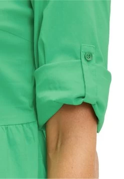 MIT KNOPFLEISTE - Blusenkleid - Kelly Green -Frauen Geschäft af2cc46a46454853853e05c83ccac8c8