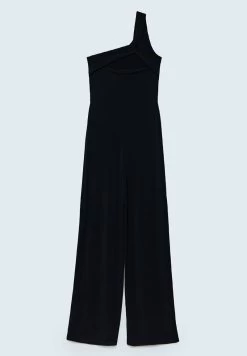 Stradivarius WITH CRISS CROSS BACK - Jumpsuit - Black -Frauen Geschäft af7060b49bbc481bb1d32bbf491c9857