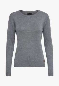 OXMO OXEDDA - Strickpullover - Grey Mel 13 OXMO OXEDDA - Strickpullover - Grey Mel -Frauen Geschäft b1e13933791b47b296619a902a486f1a