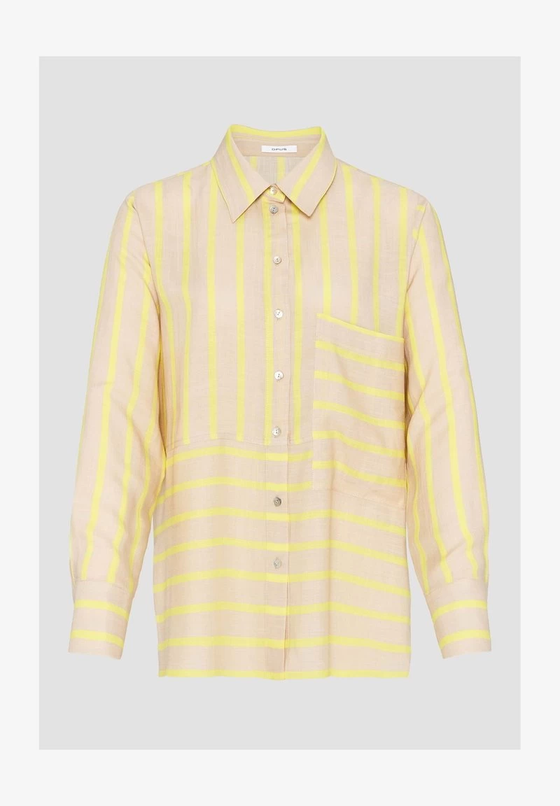 OPUS LANGARMBLUSE FASSILO - Hemdbluse - Feelgood Yellow 8 OPUS LANGARMBLUSE FASSILO - Hemdbluse - Feelgood Yellow – Bild 6