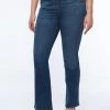 MIT FLORALER STICKEREI UND ELASTISCHEM BUND - Flared Jeans - Blu 1 MIT FLORALER STICKEREI UND ELASTISCHEM BUND - Flared Jeans - Blu -Frauen Geschäft b26bc8c8d8694e8aa6afec32790cb3c8