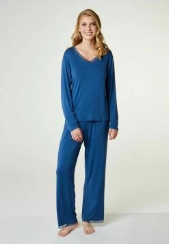 JASMIN - Nachtwäsche Hose - Blue 9 JASMIN - Nachtwäsche Hose - Blue -Frauen Geschäft b271ab6c510a418fb070460ca29cc82a