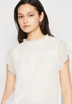 ONLY ONLFLORA - T-Shirt Print - Cloud Dancer -Frauen Geschäft b48665b9cd1948cfb56cb6209f532e74