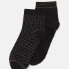DIM ANKLE SOCKS 2 PACK - Socken - Black