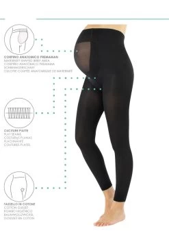 MATERNITY FOOTLESS TIGHTS - 100 DEN - Strumpfhose - Black -Frauen Geschäft b939b9e61c45474bb990022fc58ffcfa