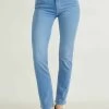 Jeans Straight Leg - Denim Light Blue -Frauen Geschäft b9f5ae35ed934885a0573383cfad8492