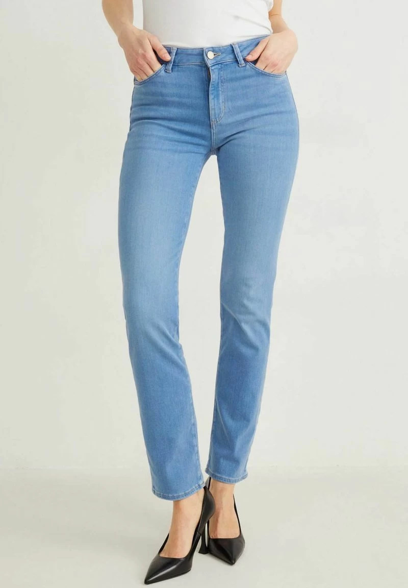 Jeans Straight Leg - Denim Light Blue 3 Jeans Straight Leg - Denim Light Blue