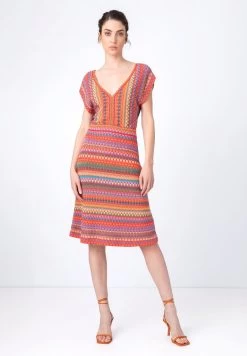 Bestseller 13 Strickkleid - Red