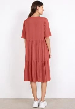 Soyaconcept SC-RADIA - Freizeitkleid - Dusty Red -Frauen Geschäft bbb8f8b8bb9c4498aebbd9cb582b092d