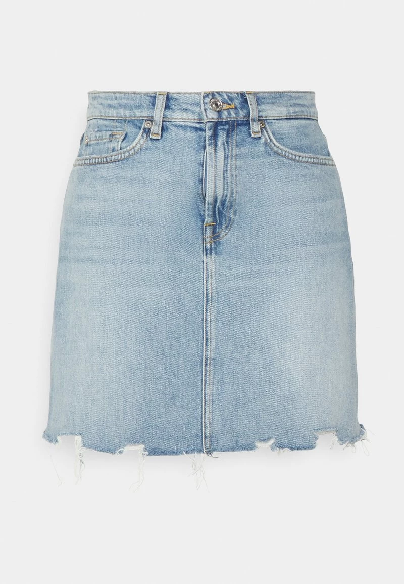 7 For All Mankind MIA SKIRT AIR WASH - Minirock - Light Blue 6 7 For All Mankind MIA SKIRT AIR WASH - Minirock - Light Blue – Bild 4