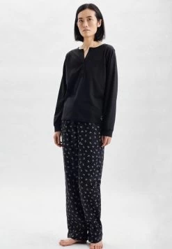 Bestseller 11 Seidensticker Nachtwäsche Hose - Black Flower