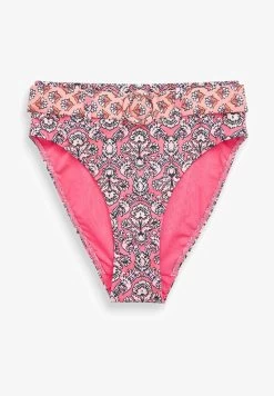 Next HIGH WAIST BELTED STANDARD - Bikini-Hose - Pink Woodblock -Frauen Geschäft be730c703c724215b6bea27ad4562fbb