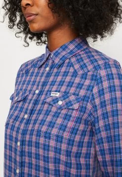 Wrangler WESTERN SHIRT - Hemdbluse - Nautical Blue 13 Wrangler WESTERN SHIRT - Hemdbluse - Nautical Blue -Frauen Geschäft be7c6fc4add540c78b1cc517c2abe954