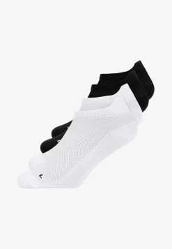KURZ - 4-ER-PACK UNISEX - Socken - Schwarz-weiß