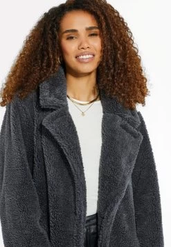 Threadbare BEAR - Wintermantel - Charcoal 11 Threadbare BEAR - Wintermantel - Charcoal -Frauen Geschäft bf50b0dfe5204edf9108a9437fee647c