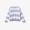 United Colors Of Benetton STRIPED TRICOT - Strickpullover - Lavander White