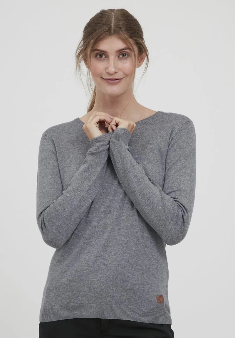 OXMO OXEDDA - Strickpullover - Grey Mel 3 OXMO OXEDDA - Strickpullover - Grey Mel