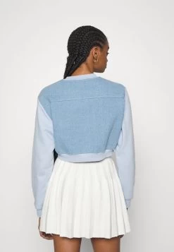 Karl Lagerfeld Jeans CROPPED BLOCKED - Sweatshirt - Light Blue 10 Karl Lagerfeld Jeans CROPPED BLOCKED - Sweatshirt - Light Blue -Frauen Geschäft c16e64e4695647229693348d56b07d41