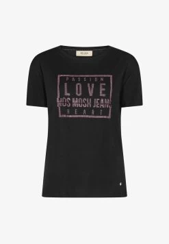 Mos Mosh CIARA - T-Shirt Print - Schwarz