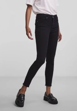 Pieces PCDELLY - Jeans Skinny Fit - Black Denim