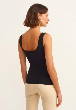 MIT ECKIGEM AUSSCHNITT - Top - Black 10 MIT ECKIGEM AUSSCHNITT - Top - Black -Frauen Geschäft c5297838ef324376912f1b2495ac6ce6