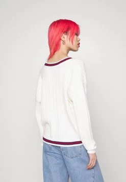 Hollister Co. PREPPY TURTLENECK - Strickpullover - White -Frauen Geschäft c7beffb69d344662b61048985f0efcd5