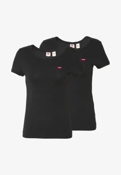 TEE 2 PACK - T-Shirt Basic - Mineral Black/mineral Black 11 TEE 2 PACK - T-Shirt Basic - Mineral Black/mineral Black -Frauen Geschäft c85f550382124ae582f3b08e38b1beb1