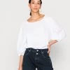 Marc O'Polo BLOUSE VOLUME SLEEVE CREW NECK - Bluse - White 1 Marc O'Polo BLOUSE VOLUME SLEEVE CREW NECK - Bluse - White -Frauen Geschäft c954db4a00af46bfbee8583a6602e7c6