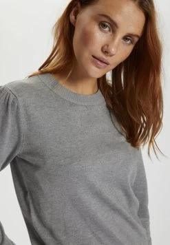 Saint Tropez MILASZ - Strickpullover - Mist Grey Melange -Frauen Geschäft ca38d43ed50548ab9a34f467c06ae510