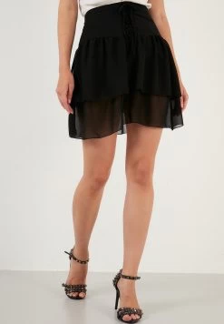 LELA REGULAR FIT - Minirock - Black -Frauen Geschäft ce89718618724d7e8a2c322337063a2b