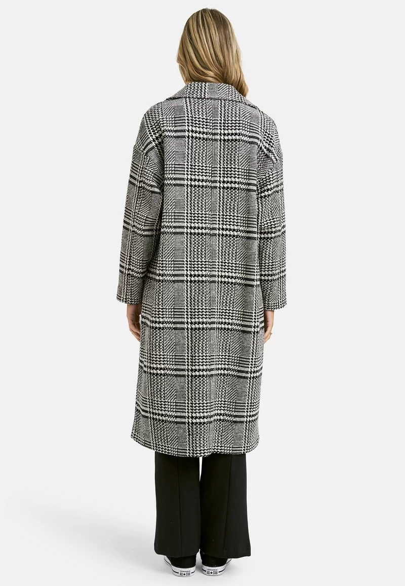 CHECKERD - Klassischer Mantel - Black Print 5 CHECKERD - Klassischer Mantel - Black Print – Bild 3