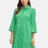 MIT KNOPFLEISTE - Blusenkleid - Kelly Green 2 MIT KNOPFLEISTE - Blusenkleid - Kelly Green -Frauen Geschäft cf02f79662e0417e8f1e04899d690a2f