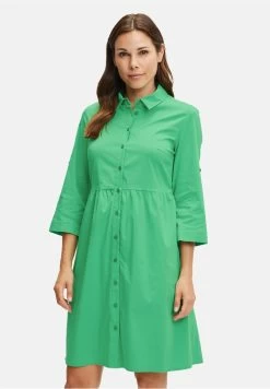 MIT KNOPFLEISTE - Blusenkleid - Kelly Green