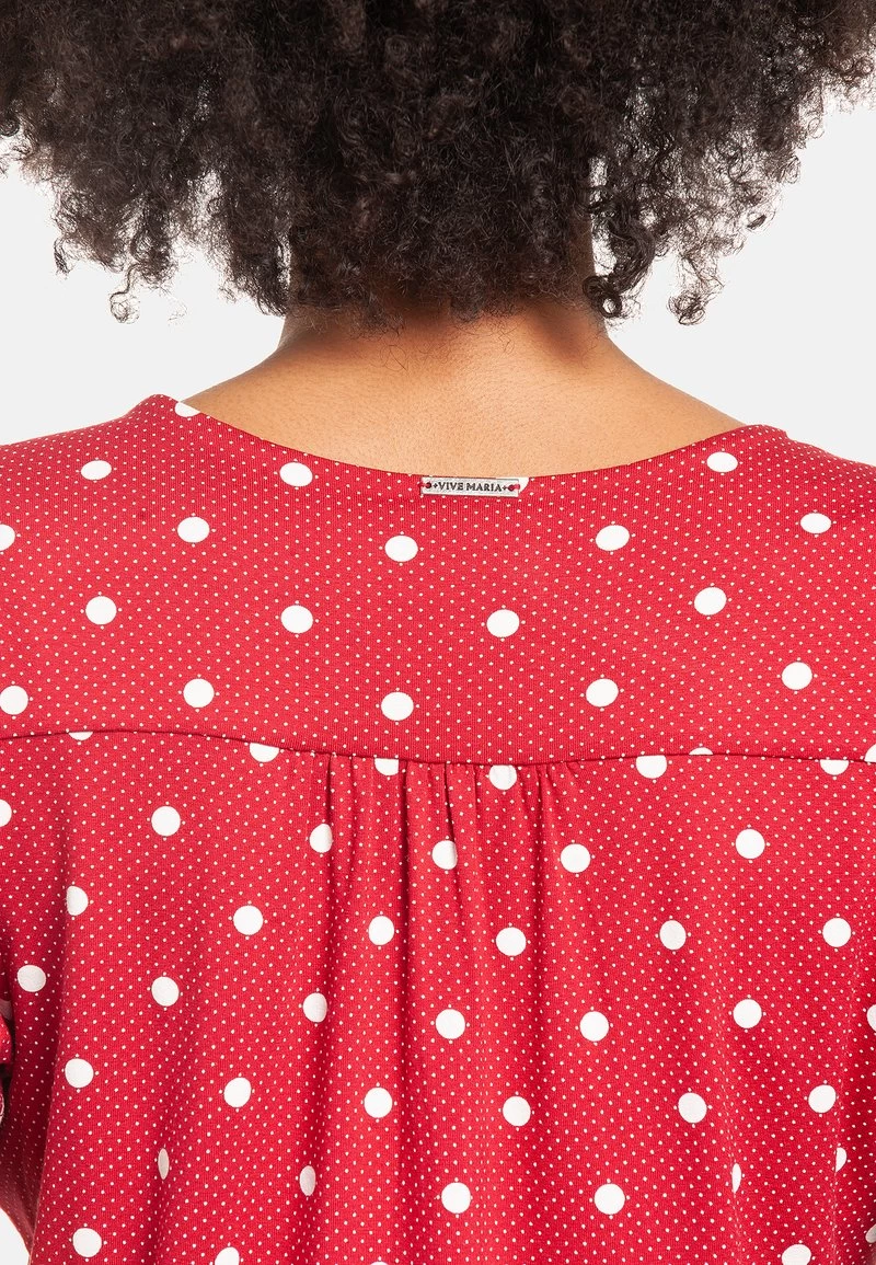 MARIA - Freizeitkleid - Rot Allover 8 MARIA - Freizeitkleid - Rot Allover – Bild 6