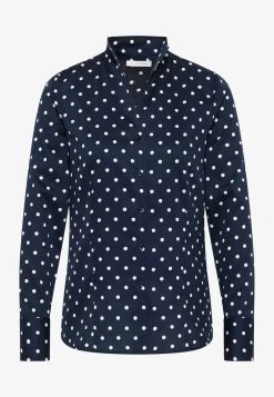 Eterna KELCHKRAGEN - Hemdbluse - Navy -Frauen Geschäft cfaddba035c14a049a29ebbb18a46a9c