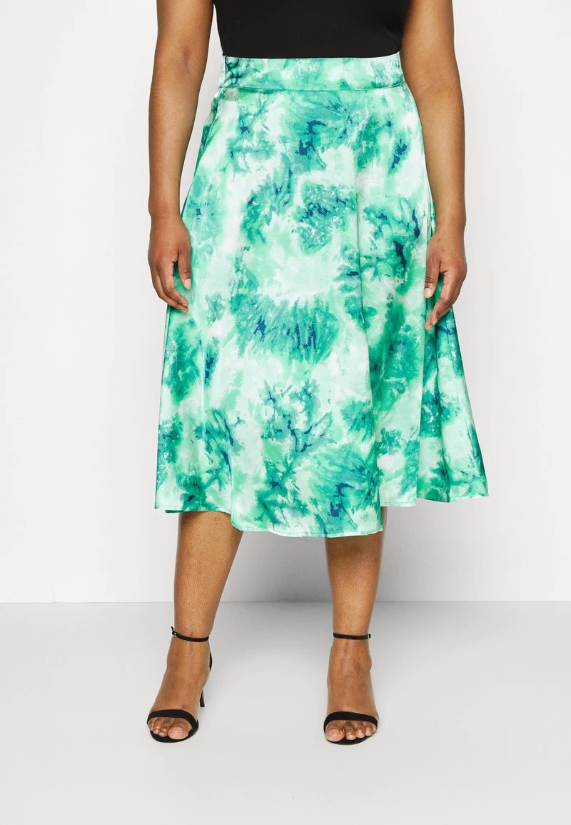 OBJSUMAI CELESTE SKIRT - A-Linien-Rock - Fern Green 3 OBJSUMAI CELESTE SKIRT - A-Linien-Rock - Fern Green