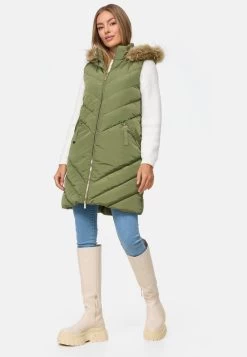 Threadbare PIRE PREMIUM - Weste - Khaki -Frauen Geschäft d049618fc97a48c1a8dce6985cc7f431