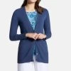 PETER HAHN - Strickjacke - Blue -Frauen Geschäft d0ef76e6be294bcd8b7f1926163cc524