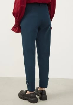 PETROL SNAP FASTENED - Stoffhose - Green 10 PETROL SNAP FASTENED - Stoffhose - Green -Frauen Geschäft d1d807dfa2a648cc97fcba04afc6db60