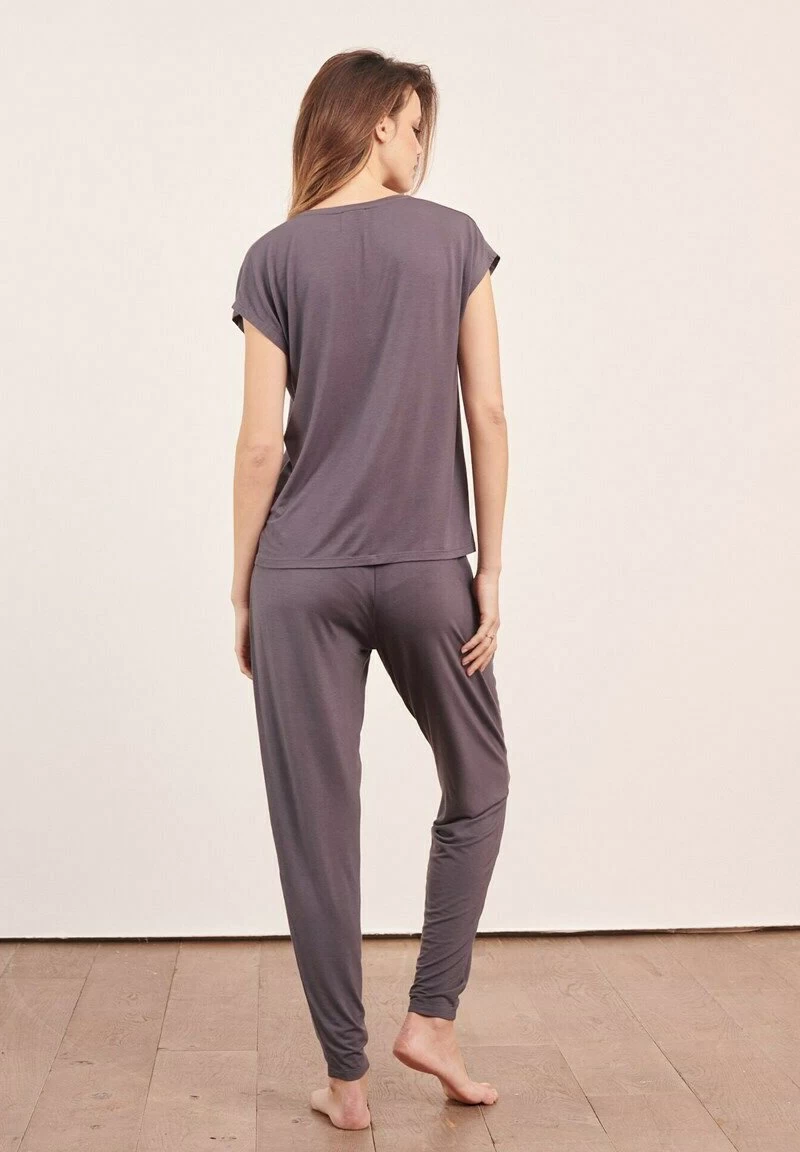 ETAM Nachtwäsche Shirt - Anthracite 4 ETAM Nachtwäsche Shirt - Anthracite – Bild 2