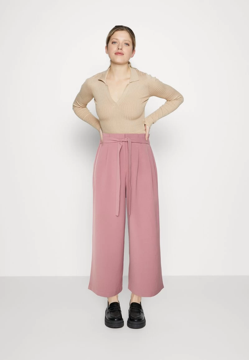 ONLY ONLLIZZO BELT CULOTTE - Stoffhose - Nostalgia Rose 4 ONLY ONLLIZZO BELT CULOTTE - Stoffhose - Nostalgia Rose – Bild 2