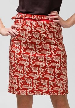 I THINK I LOVE YOU - FLORAL - A-Linien-Rock - Red -Frauen Geschäft d23db96f17394bdfb70dcb57949c878e 1