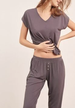 ETAM Nachtwäsche Shirt - Anthracite 11 ETAM Nachtwäsche Shirt - Anthracite -Frauen Geschäft d2a6b889c3414233864bef3aa6e19fe3