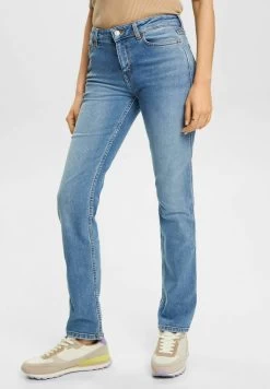 ESPRIT HIGH RISE - Jeans Slim Fit - Blue Light Washed