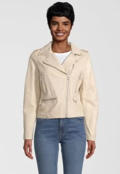 Goosecraft TAYLOR - Lederjacke - White -Frauen Geschäft d53b22b56a4541a9b33ed1d05d9fa2fa 1