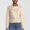 Goosecraft TAYLOR - Lederjacke - White