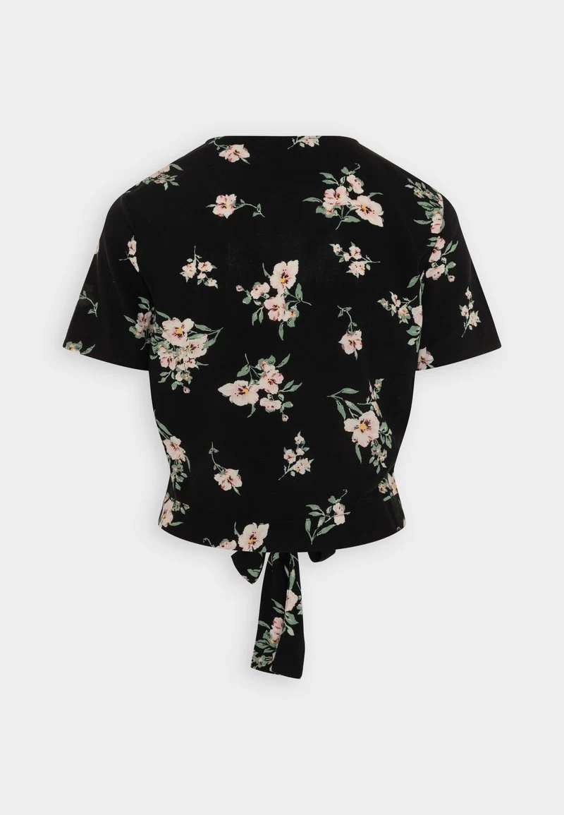 Vero Moda VMEASY TIE - Bluse - Black/multi-coloured 8 Vero Moda VMEASY TIE - Bluse - Black/multi-coloured – Bild 6