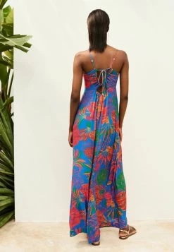 Next STRAPPY SLEEVELESS WIDE LEG STANDARD - Jumpsuit - Multi Coloured Large Scale Floral Print -Frauen Geschäft d6935b9b11a54a6cac91c61a9a97a0a2