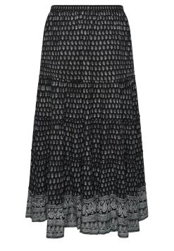 TIERED GYPSY - Maxirock - Black -Frauen Geschäft d8e3da820c8a4621aeacb67ec5865df0