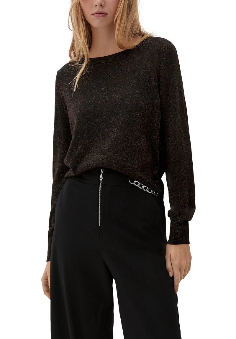 QS By S.Oliver MIT GLITZERGARN - Strickpullover - Schwarz 7 QS By S.Oliver MIT GLITZERGARN - Strickpullover - Schwarz – Bild 5
